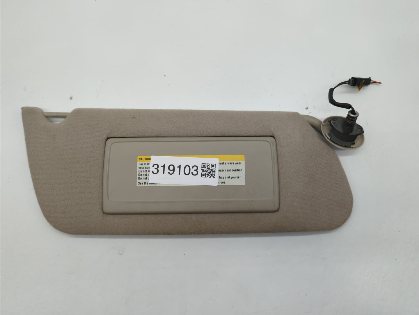 1996 Cadillac Deville Sun Visor Shade Replacement Passenger Right Mirror Fits OEM Used Auto Parts - Oemusedautoparts1.com