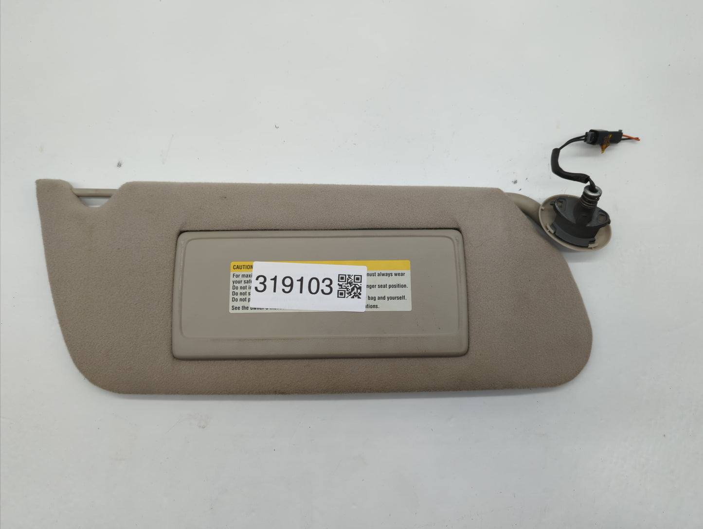 1996 Cadillac Deville Sun Visor Shade Replacement Passenger Right Mirror Fits OEM Used Auto Parts - Oemusedautoparts1.com