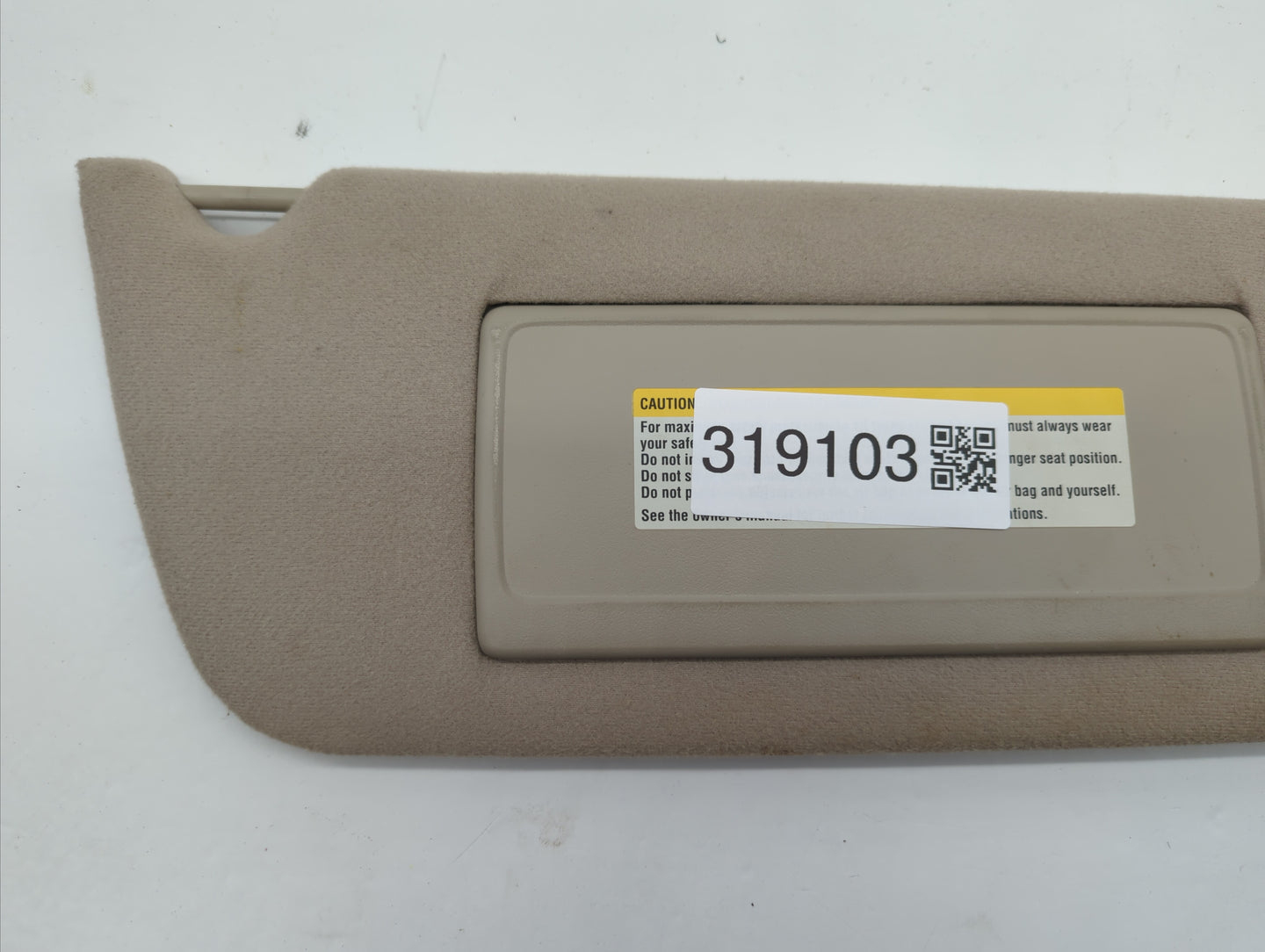 1996 Cadillac Deville Sun Visor Shade Replacement Passenger Right Mirror Fits OEM Used Auto Parts - Oemusedautoparts1.com