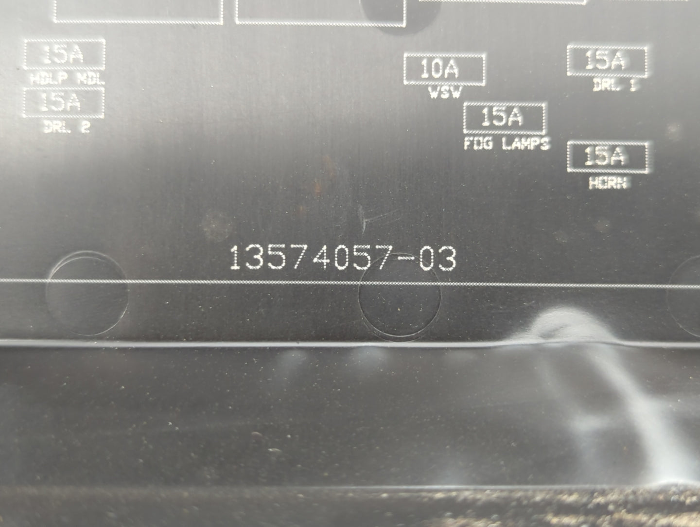 1996 Chevrolet Astro Fusebox Fuse Box Panel Relay Module P/N:13574057-03 Fits OEM Used Auto Parts - Oemusedautoparts1.com