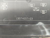 1996 Chevrolet Astro Fusebox Fuse Box Panel Relay Module P/N:13574057-03 Fits OEM Used Auto Parts - Oemusedautoparts1.com