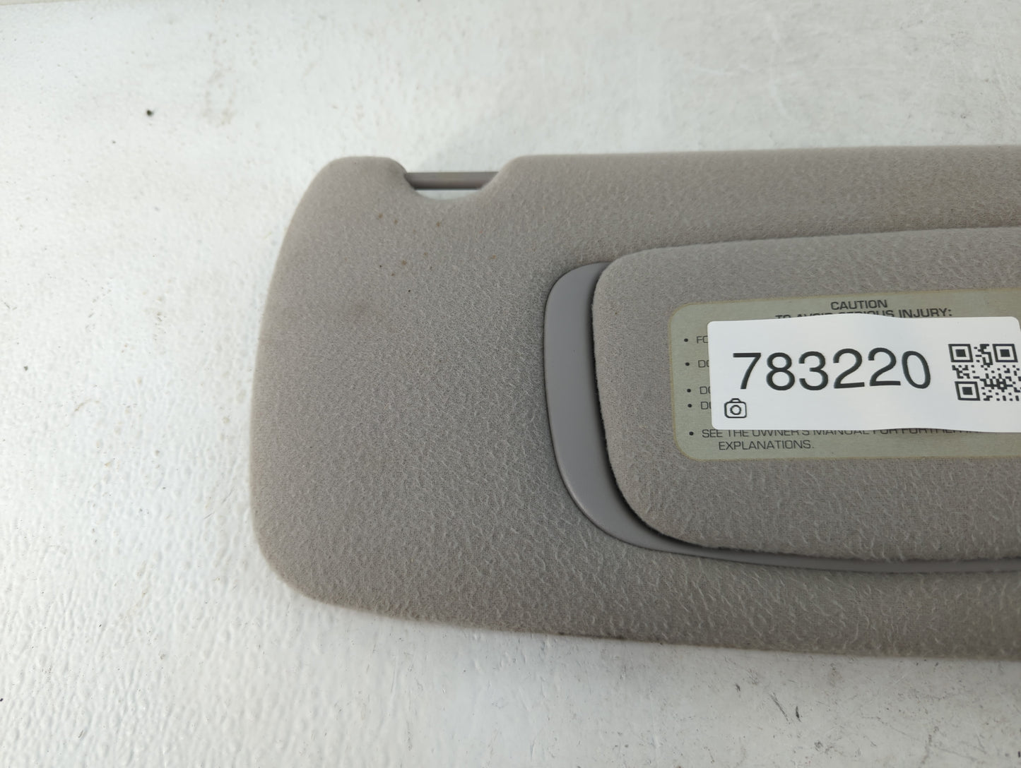 1996 Chrysler Town & Country Sun Visor Shade Replacement Passenger Right Mirror Fits OEM Used Auto Parts - Oemusedautoparts1