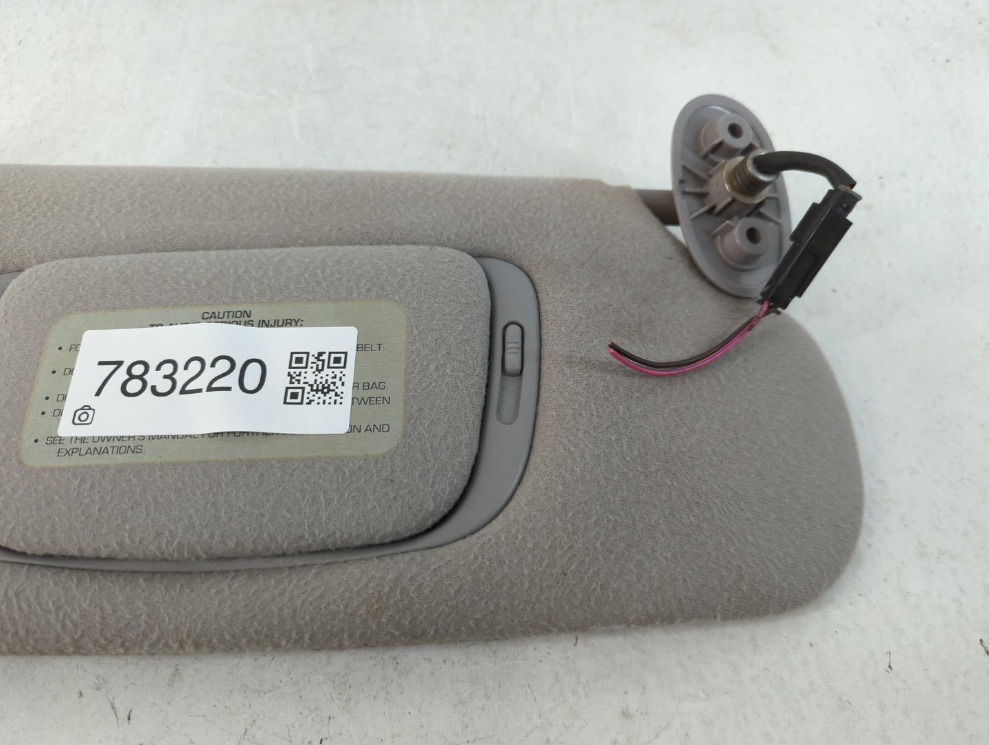 1996 Chrysler Town & Country Sun Visor Shade Replacement Passenger Right Mirror Fits OEM Used Auto Parts - Oemusedautoparts1