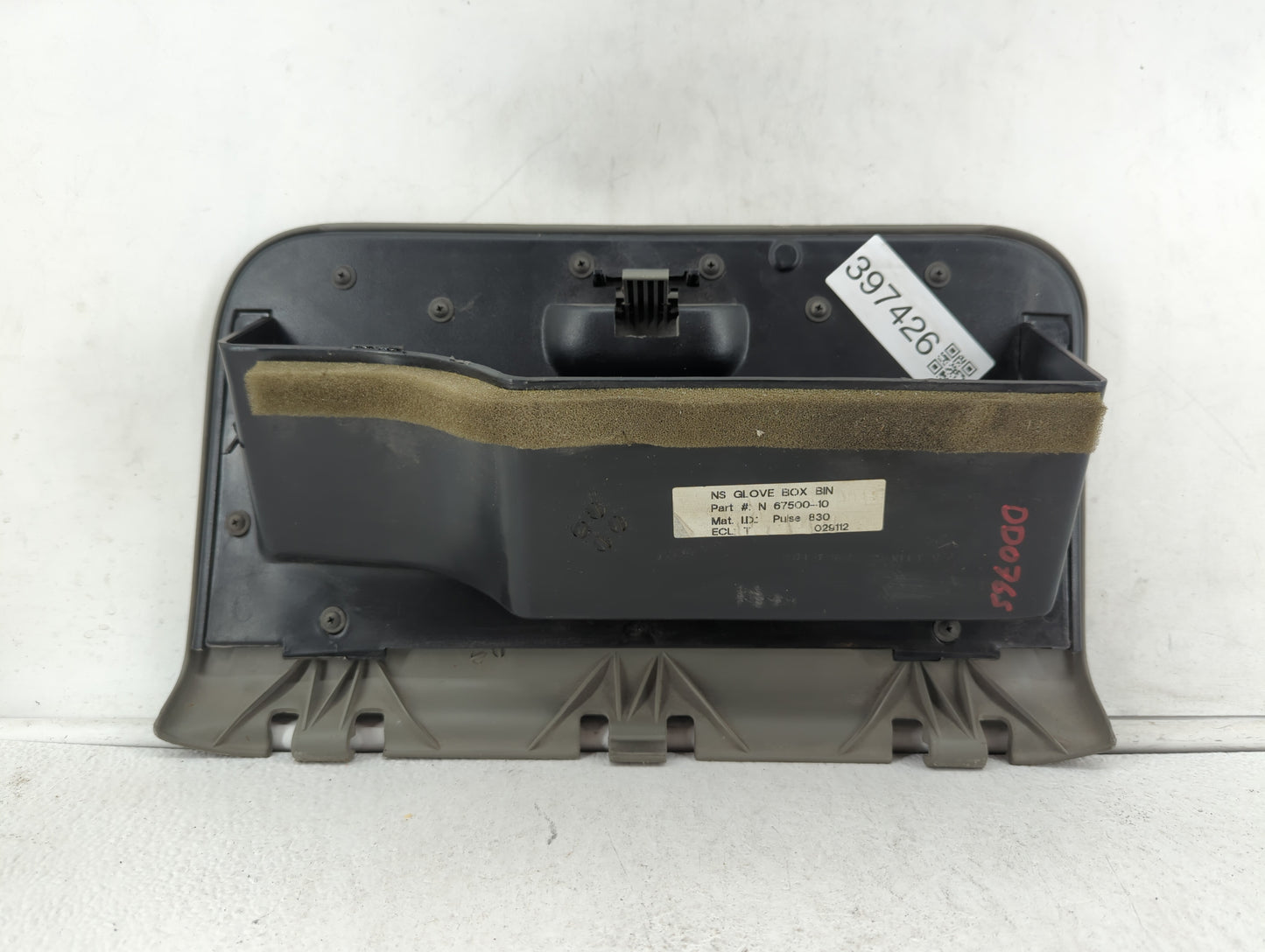 1996 Dodge Caravan Passenger Glove Box Door Storage Compartment Grey - Oemusedautoparts1.com