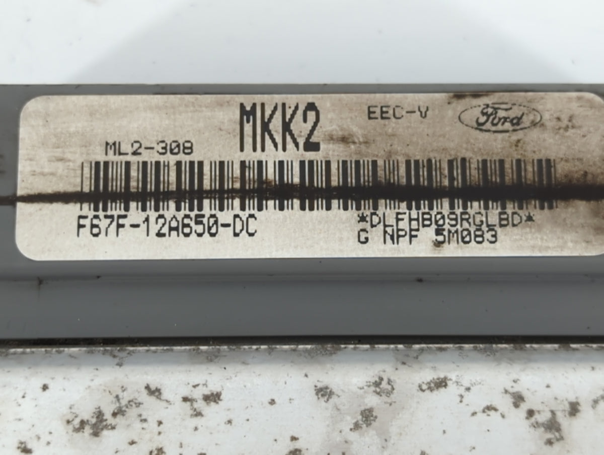 1996 Ford Explorer PCM Engine Control Computer ECU ECM PCU OEM P/N:F67F-12A650-DC Fits OEM Used Auto Parts - Oemusedautopart