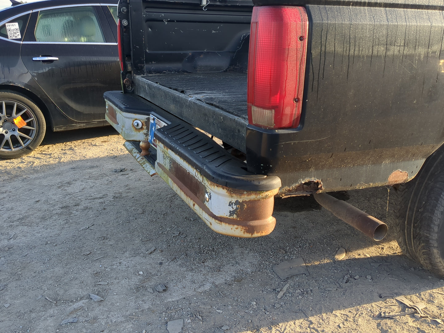 1992-1996 Ford F-150 Rear Bumper Assembly Oem - Oemusedautoparts1.com
