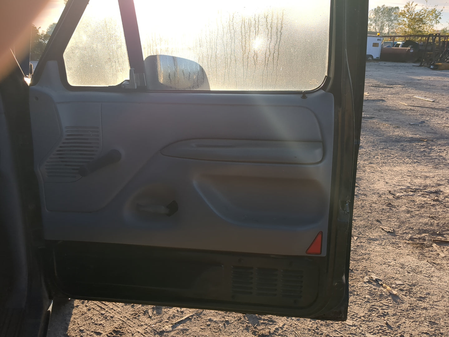 1996 Ford F-150 Front Right Passenger Interior Door Panel Trim - Oemusedautoparts1.com