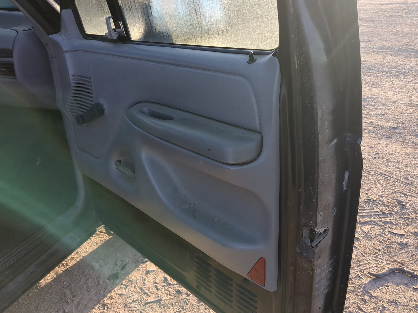 1996 Ford F-150 Front Right Passenger Interior Door Panel Trim - Oemusedautoparts1.com