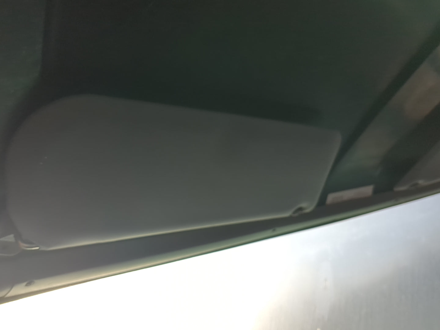 1996 Ford F-150 Sun Visor Shade Replacement Driver Left Mirror Fits OEM Used Auto Parts - Oemusedautoparts1.com