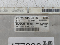 1996 Mercedes-Benz E200 PCM Engine Control Computer ECU ECM PCU OEM P/N:015 545 76 32 Fits OEM Used Auto Parts - Oemusedauto