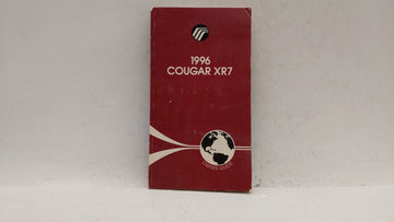 1996 Mercury Cougar Owners Manual Book Guide OEM Used Auto Parts - Oemusedautoparts1.com