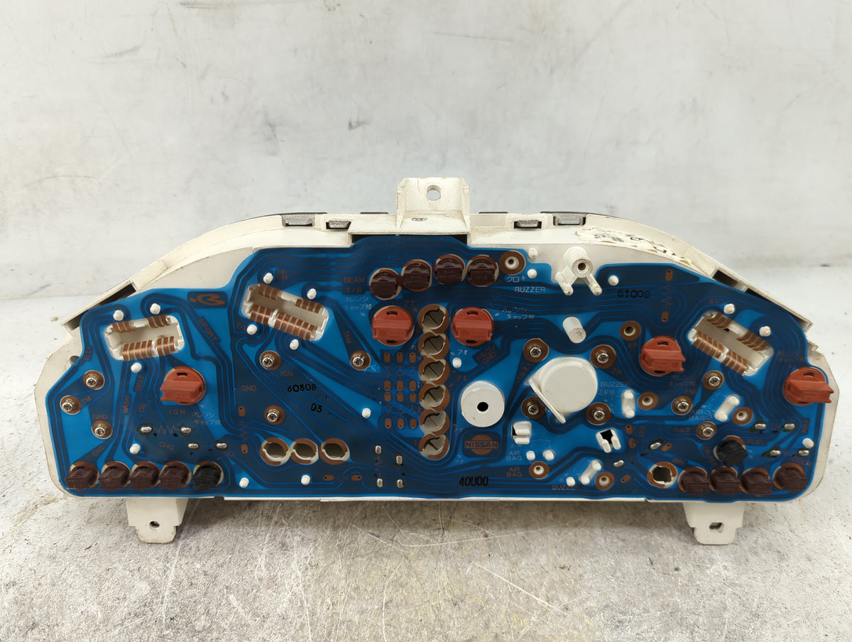 1995-1996 Nissan Maxima Instrument Cluster Speedometer Gauges P/N:46U9G 6350E8 Miles: Fits Fits 1995 1996 OEM Used Auto Part