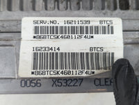 1996 Pontiac Grand Am PCM Engine Control Computer ECU ECM PCU OEM P/N:16211539 Fits OEM Used Auto Parts - Oemusedautoparts1.