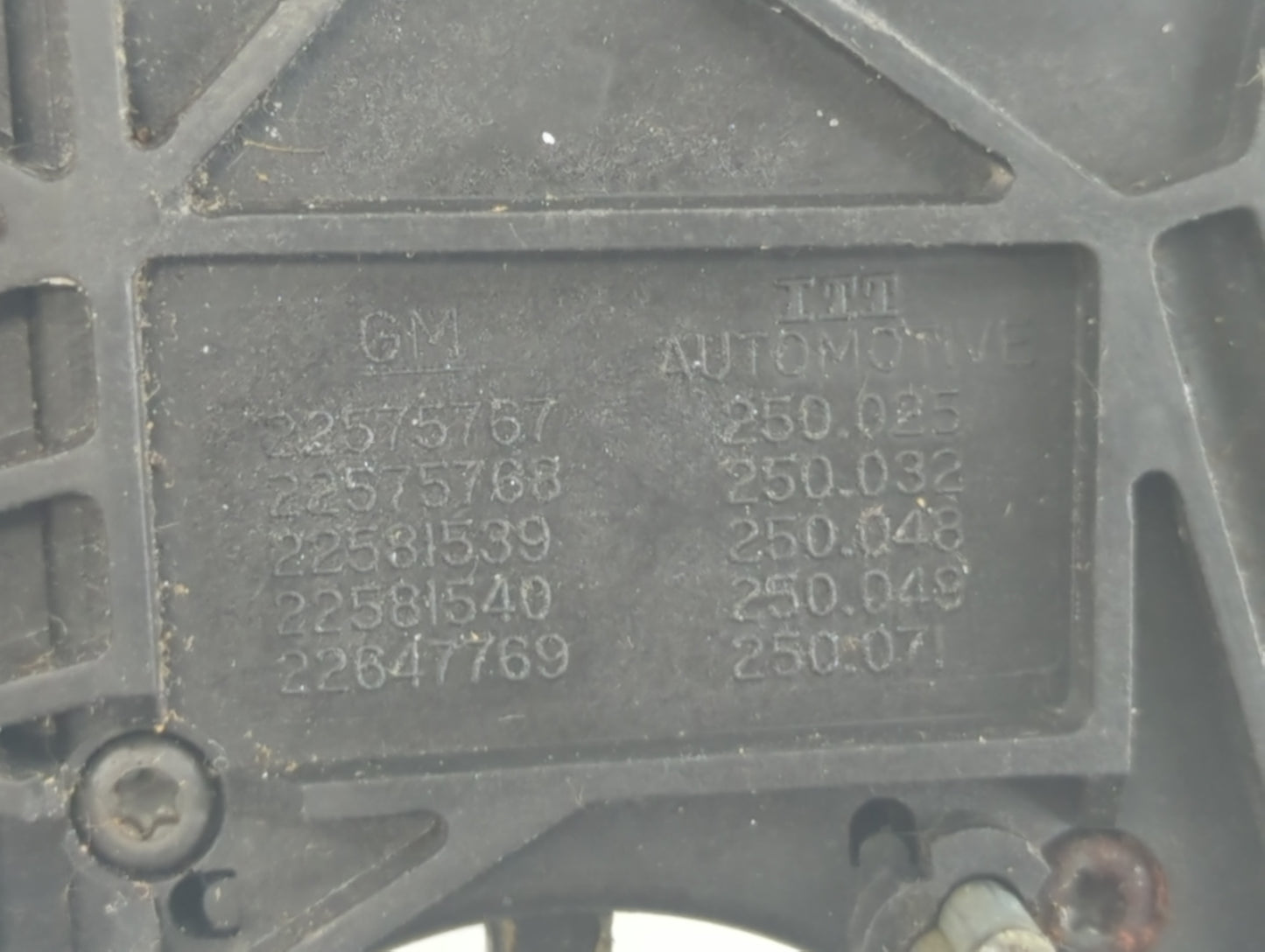 1996-1998 Pontiac Grand Am Column Switch - Oemusedautoparts1.com