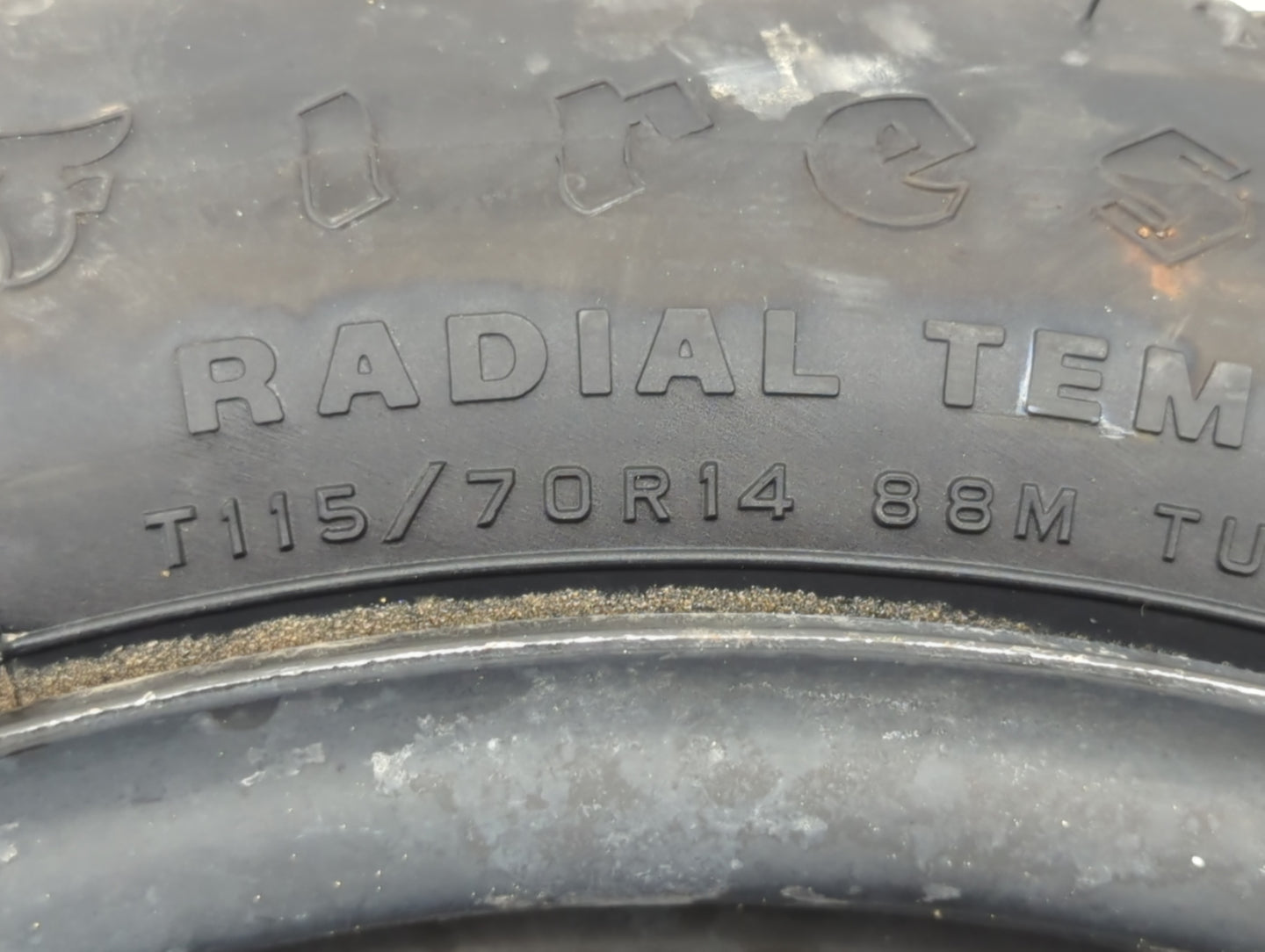 1995-1997 Toyota Corolla Spare Donut Tire Wheel Rim Oem - Oemusedautoparts1.com