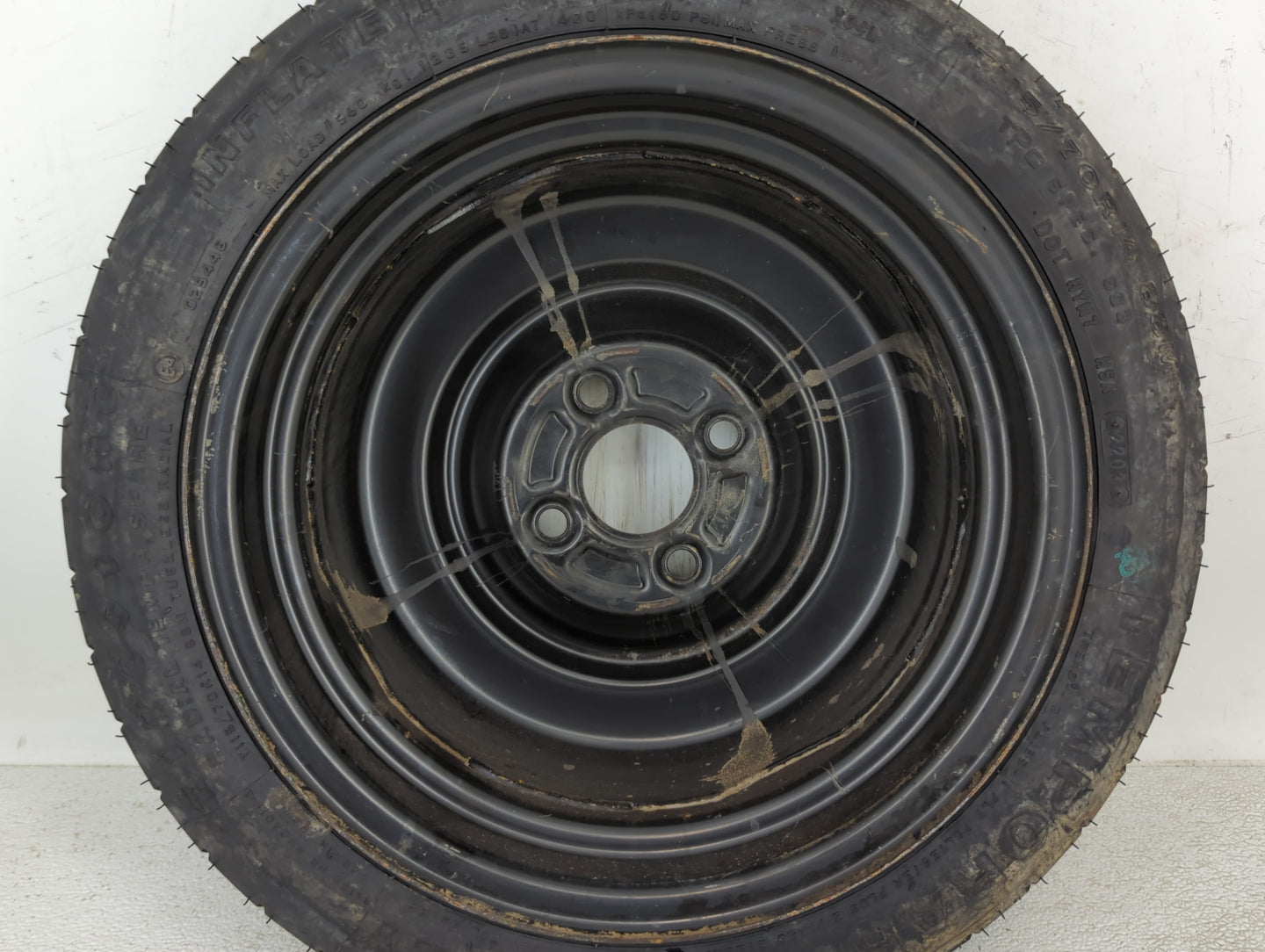 1995-1997 Toyota Corolla Spare Donut Tire Wheel Rim Oem - Oemusedautoparts1.com