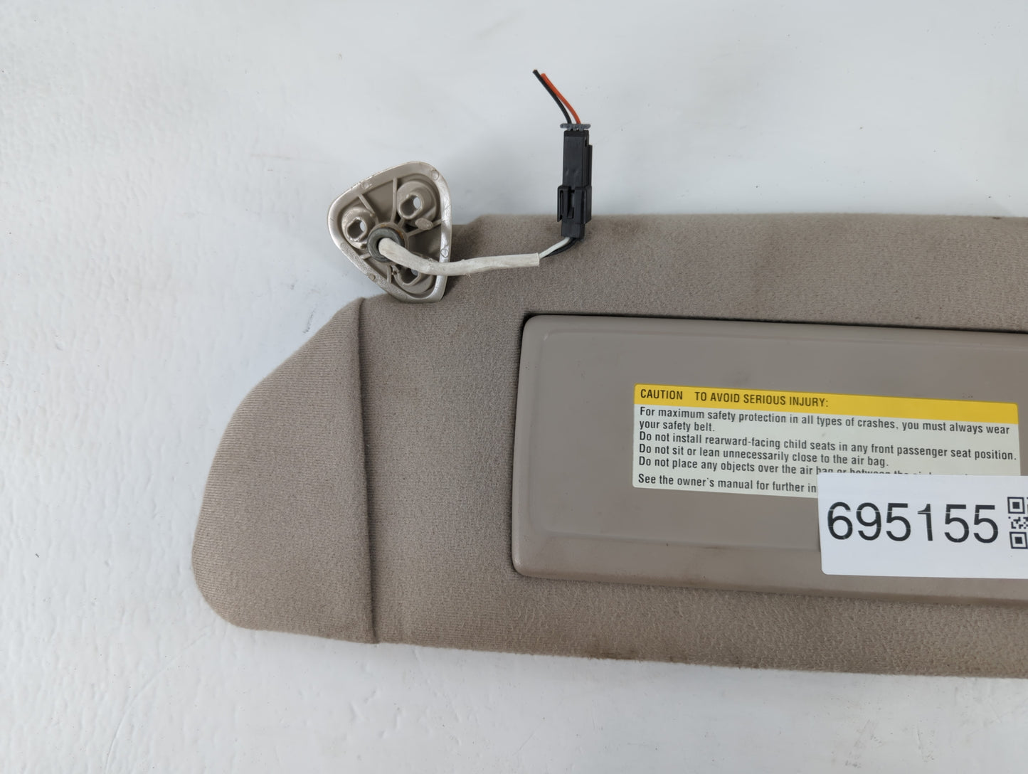 1997 Cadillac Eldorado Sun Visor Shade Replacement Driver Left Mirror Fits OEM Used Auto Parts - Oemusedautoparts1.com