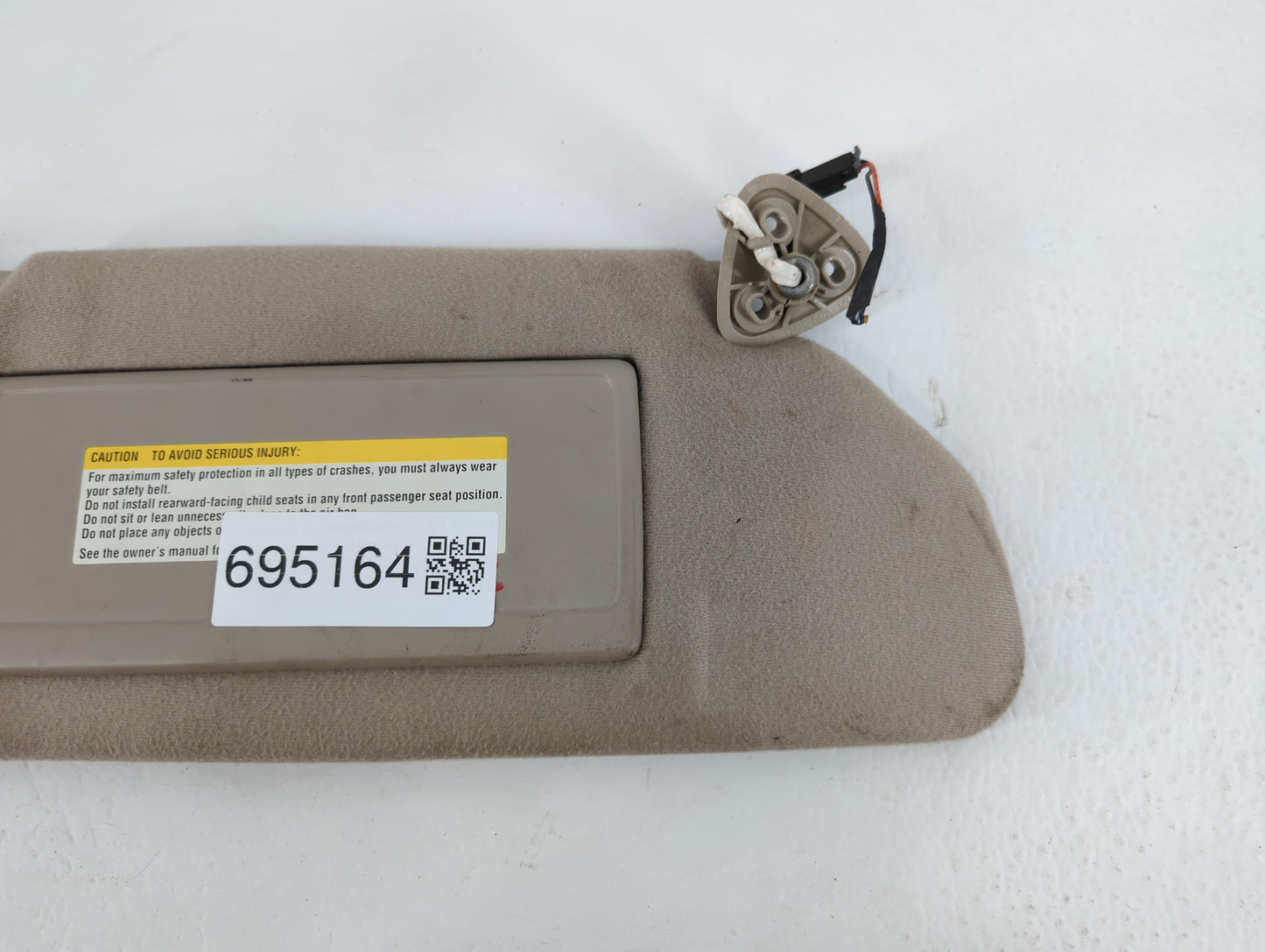 1997 Cadillac Eldorado Sun Visor Shade Replacement Passenger Right Mirror Fits OEM Used Auto Parts - Oemusedautoparts1.com