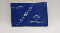 1997 Chevrolet Lumina Owners Manual Book Guide OEM Used Auto Parts - Oemusedautoparts1.com