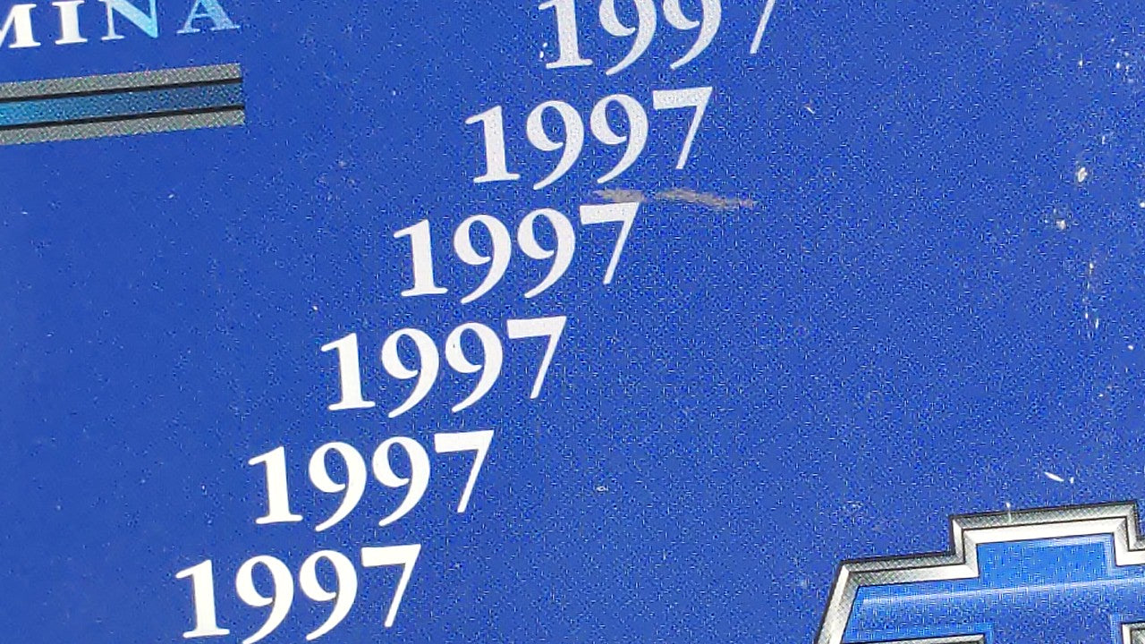 1997 Chevrolet Lumina Owners Manual Book Guide OEM Used Auto Parts - Oemusedautoparts1.com