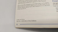1997 Chevrolet Lumina Owners Manual Book Guide OEM Used Auto Parts - Oemusedautoparts1.com