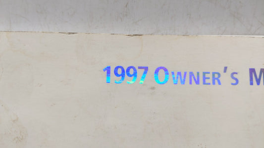 1997 Dodge Neon Owners Manual Book Guide OEM Used Auto Parts