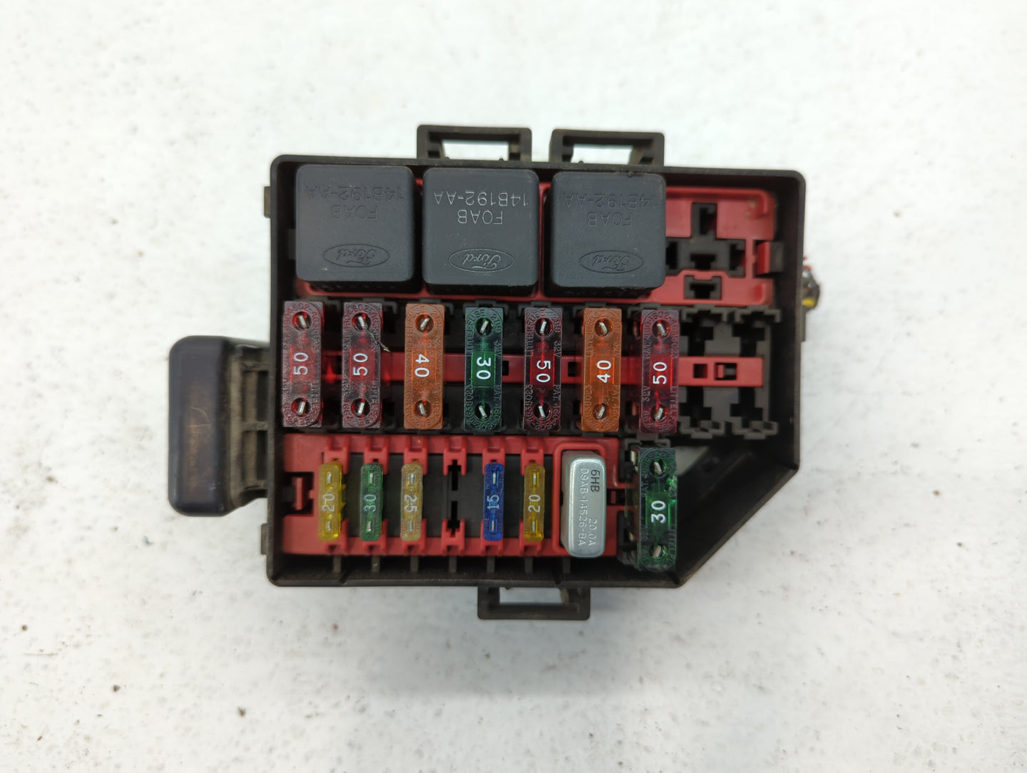 1997 Ford Crown Victoria Fusebox Fuse Box Panel Relay Module P/N:F5AB-14A075-A Fits OEM Used Auto Parts - Oemusedautoparts1.