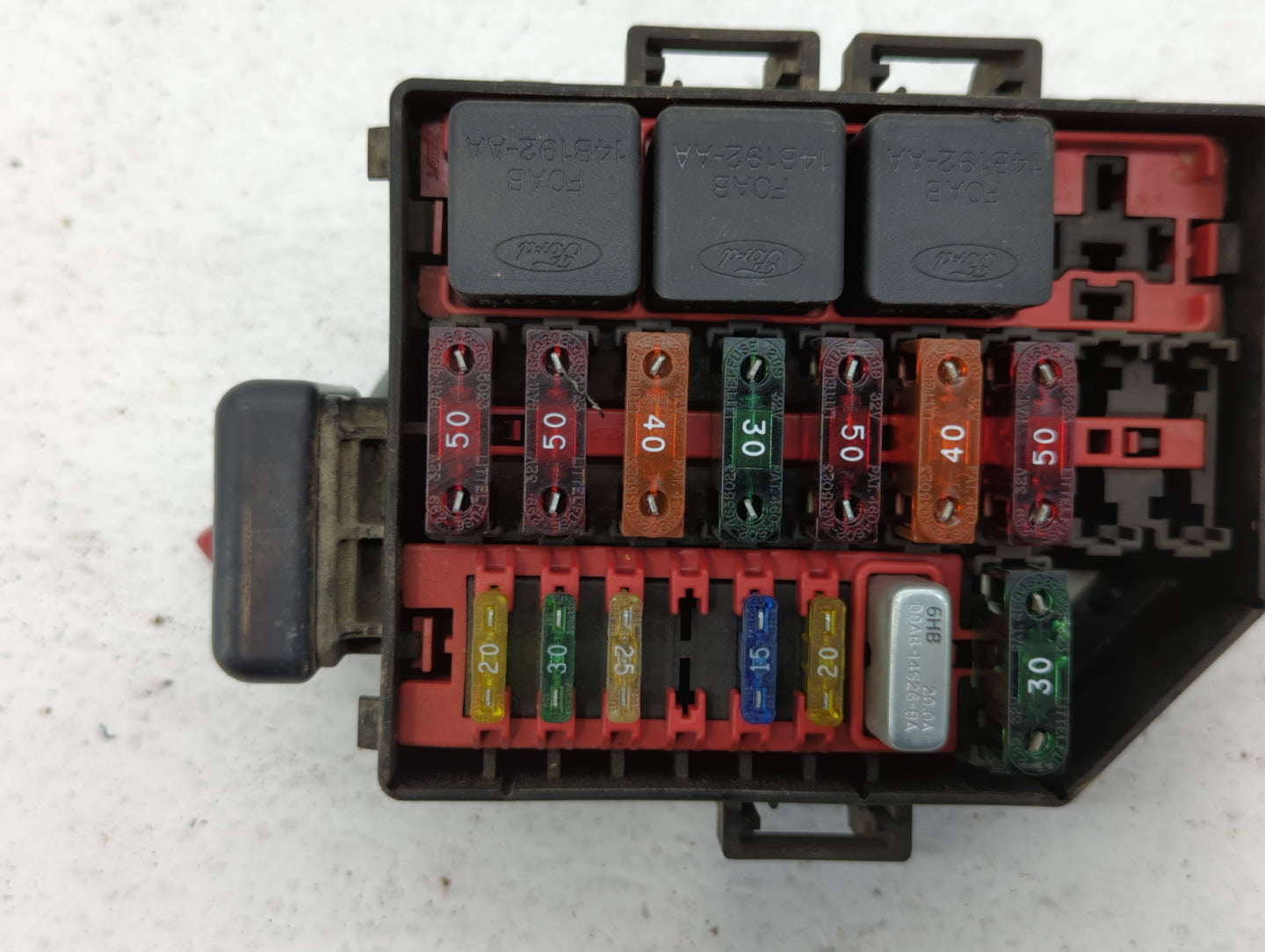 1997 Ford Crown Victoria Fusebox Fuse Box Panel Relay Module P/N:F5AB-14A075-A Fits OEM Used Auto Parts - Oemusedautoparts1.