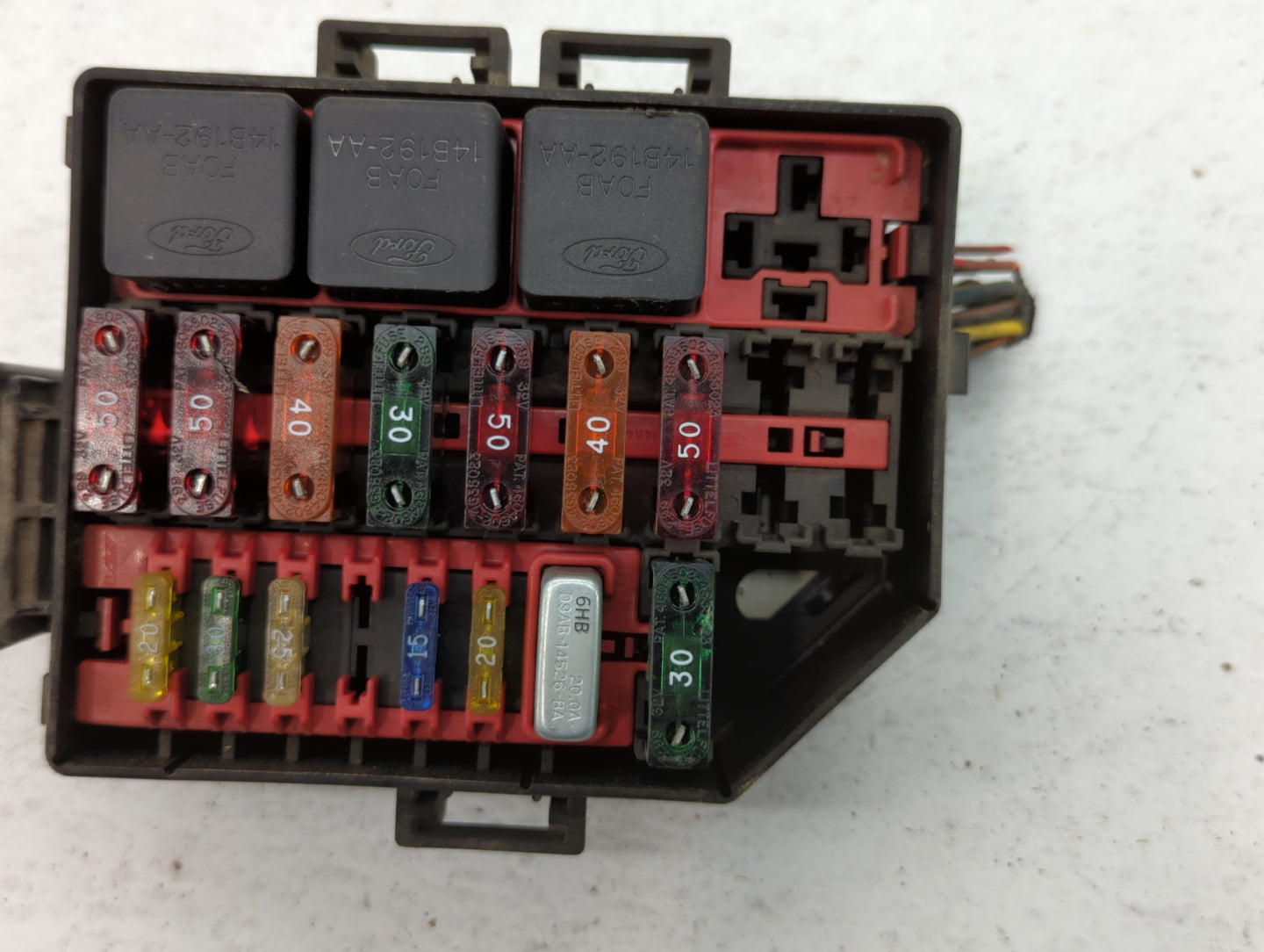 1997 Ford Crown Victoria Fusebox Fuse Box Panel Relay Module P/N:F5AB-14A075-A Fits OEM Used Auto Parts - Oemusedautoparts1.