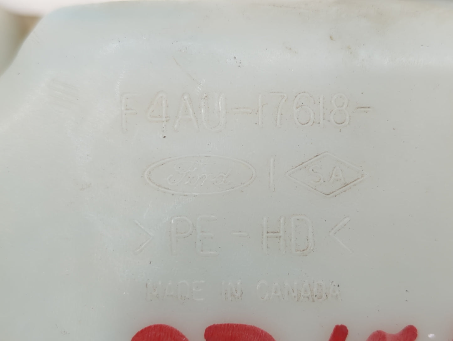1997 Ford Crown Victoria Windshield Washer Fluid Reservoir Bottle Oem - Oemusedautoparts1.com