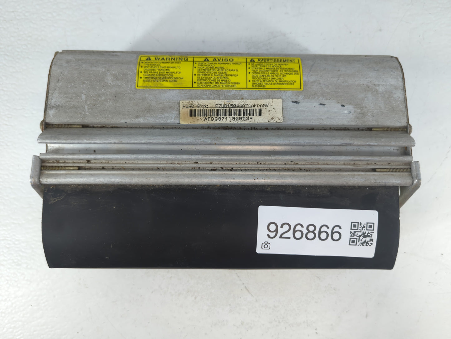 1997-1998 Ford E-150 Air Bag Passenger Right Dashboard OEM P/N:F7UB 5044A74 AF Fits Fits 1997 1998 OEM Used Auto Parts - Oem
