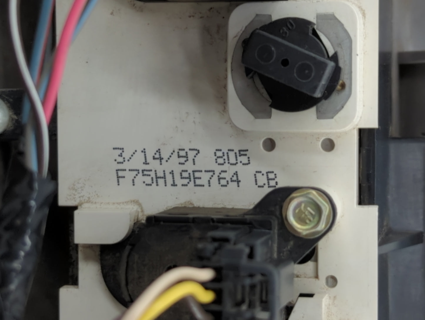 1997-1998 Ford Expedition Climate Control Module Temperature AC/Heater Replacement Fits Fits 1997 1998 OEM Used Auto Parts -