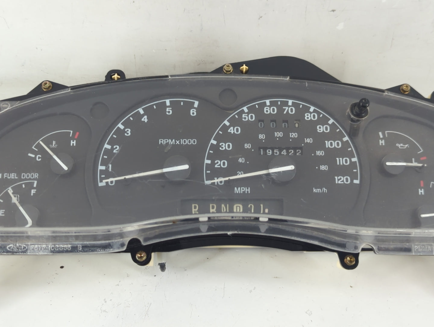 1996-1997 Ford Explorer Instrument Cluster Speedometer Gauges P/N:F87F-10C956-D Fits Fits 1996 1997 OEM Used Auto Parts - Oe