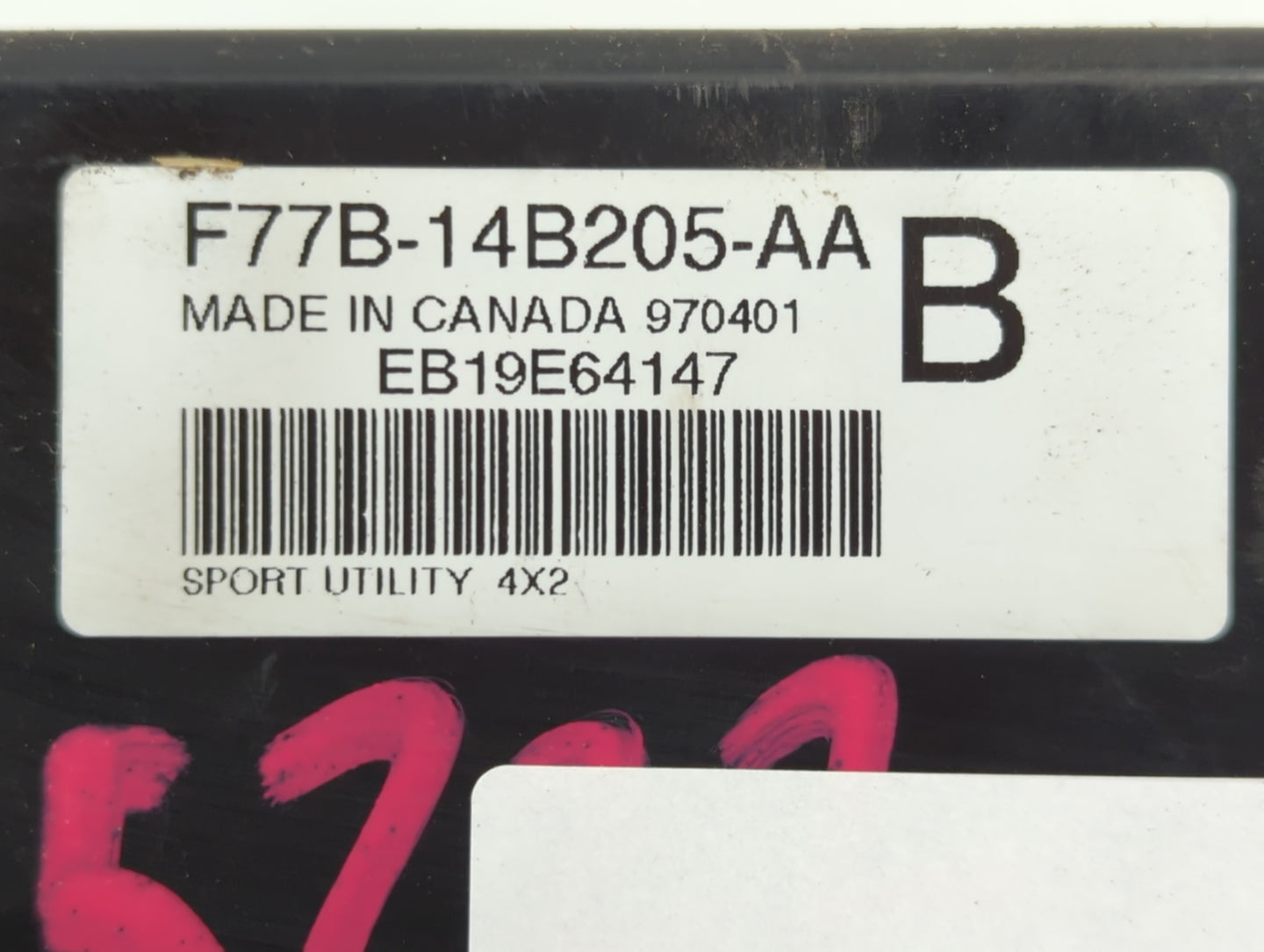 1997-1997 Ford Explorer Chassis Control Module Ccm Bcm Body Control - Oemusedautoparts1.com