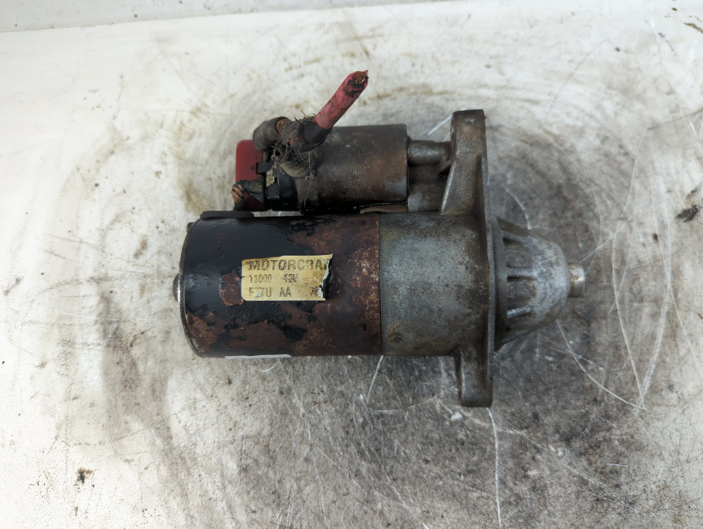1997 Ford Explorer Car Starter Motor Solenoid OEM P/N:F77U AA 11000 Fits OEM Used Auto Parts - Oemusedautoparts1.com