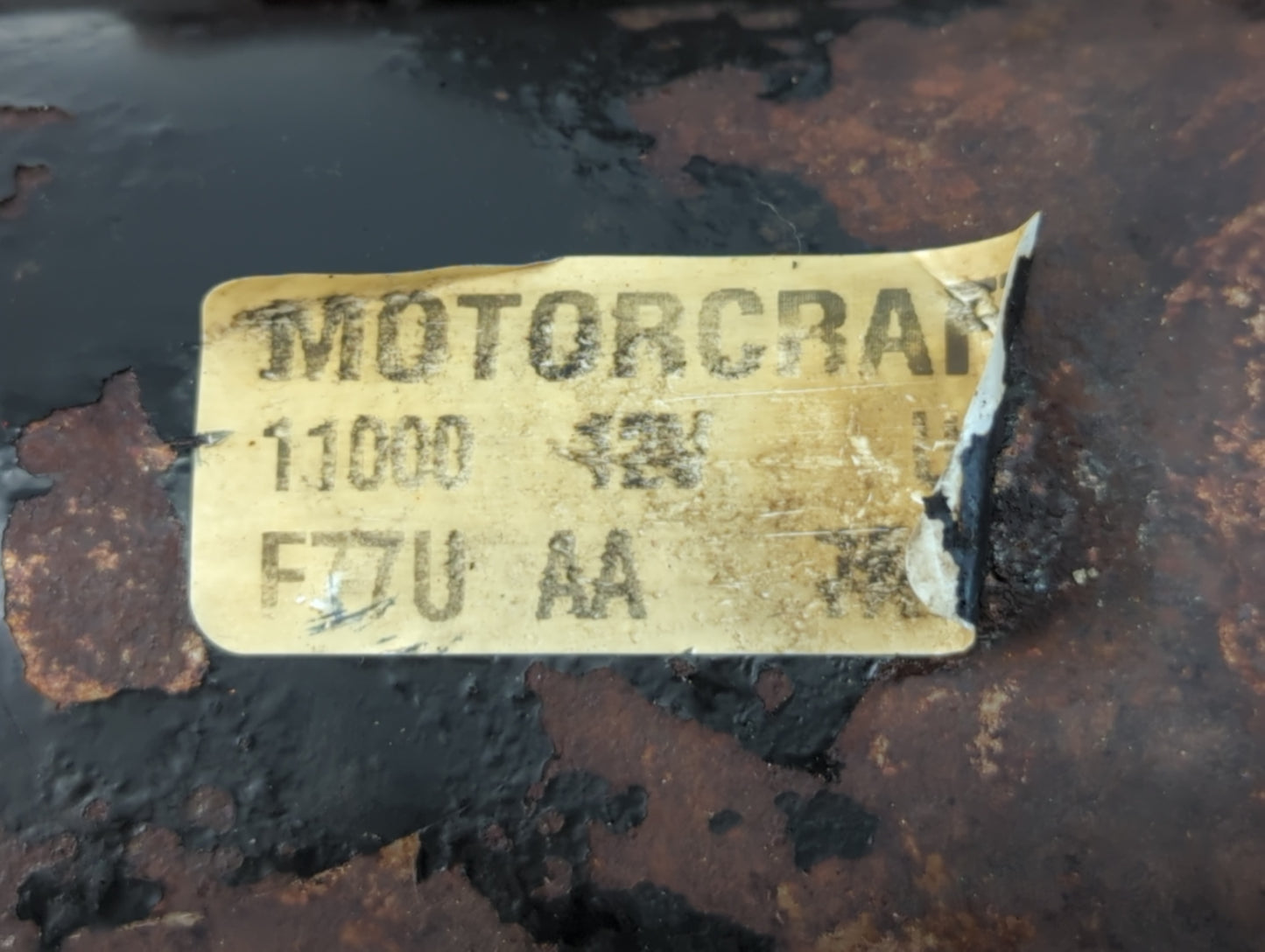 1997 Ford Explorer Car Starter Motor Solenoid OEM P/N:F77U AA 11000 Fits OEM Used Auto Parts - Oemusedautoparts1.com