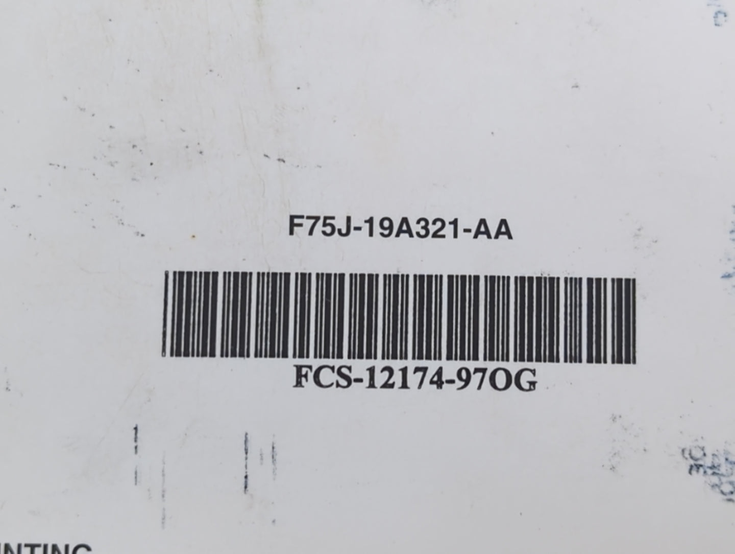1997 Ford F-150 Owners Manual Book Guide P/N:FCS-12174-97OG F75J-19A321-AA OEM Used Auto Parts - Oemusedautoparts1.com