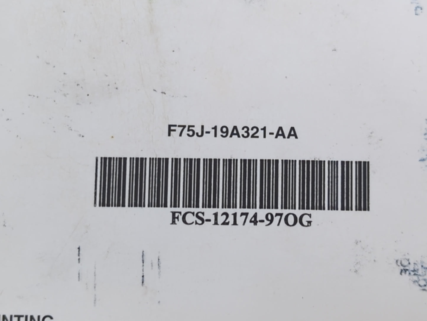 1997 Ford F-150 Owners Manual Book Guide P/N:FCS-12174-97OG F75J-19A321-AA OEM Used Auto Parts - Oemusedautoparts1.com