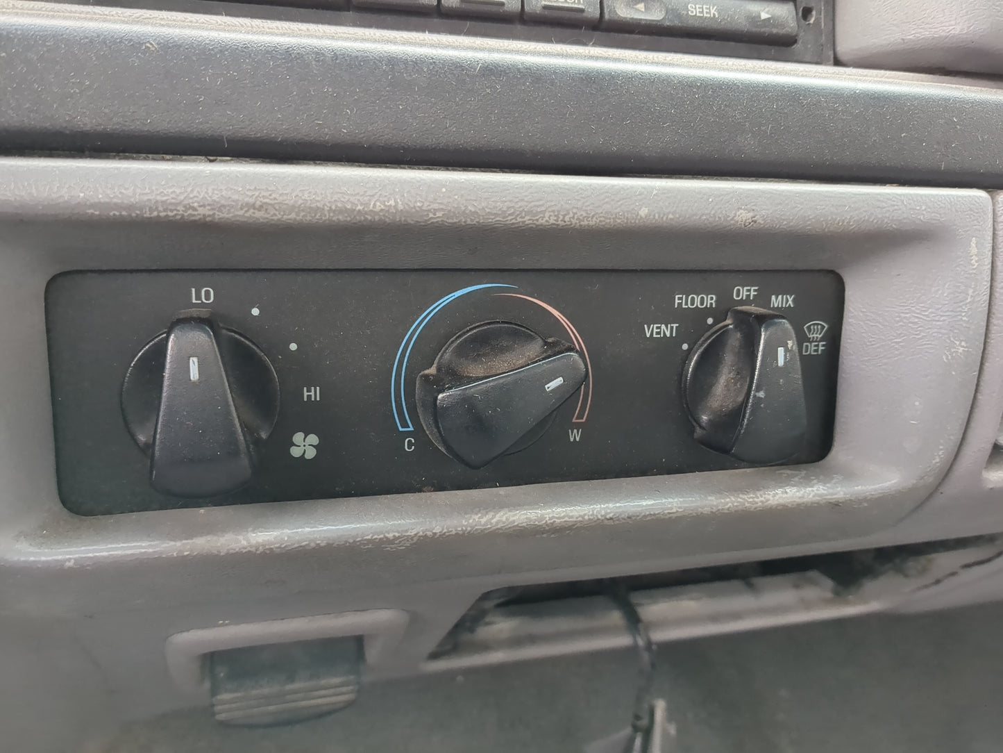 1997-1998 Ford F-250 Climate Control Module Temperature AC/Heater Replacement Fits Fits 1997 1998 OEM Used Auto Parts - Oemu