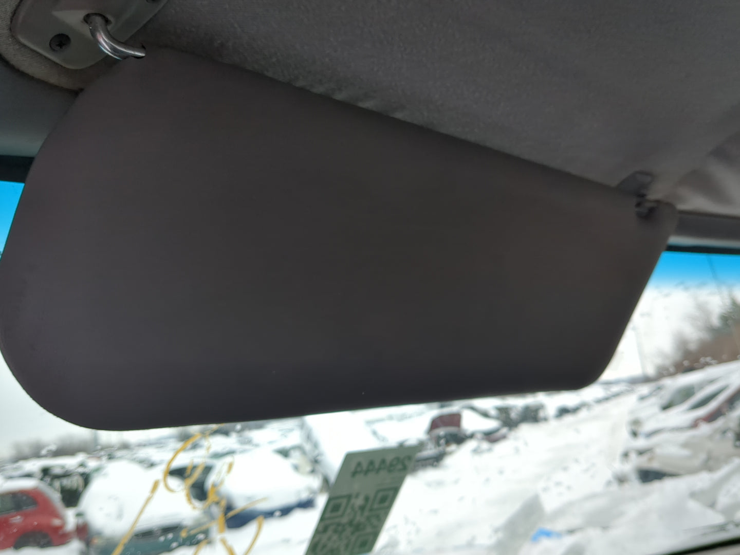 1997 Ford F-250 Sun Visor Shade Replacement Driver Left Mirror Fits OEM Used Auto Parts - Oemusedautoparts1.com