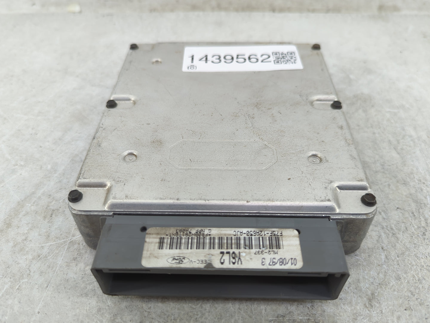 1997 Ford F150 PCM Engine Control Computer ECU ECM PCU OEM P/N:F75F-12A650-AJC Fits OEM Used Auto Parts - Oemusedautoparts1.