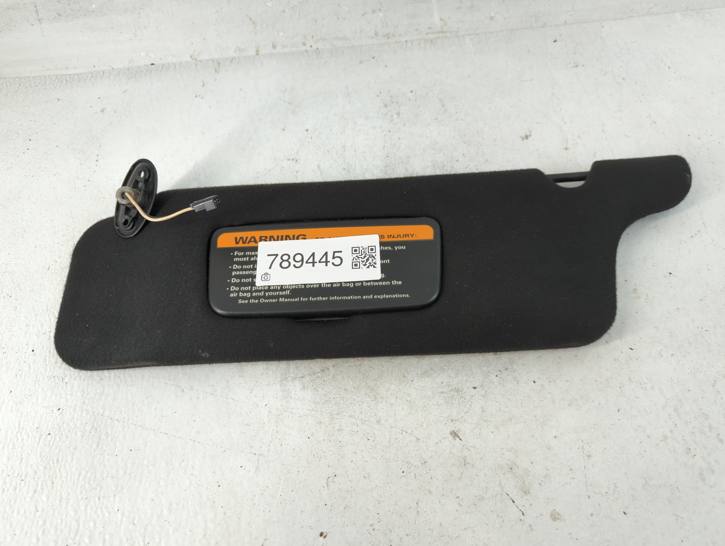 1997 Ford Mustang Sun Visor Shade Replacement Driver Left Mirror Fits OEM Used Auto Parts - Oemusedautoparts1.com