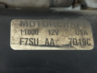 1994-1997 Ford Thunderbird Car Starter Motor Solenoid OEM P/N:F7SU 11000 AA Fits Fits 1992 1993 1994 1995 1996 1997 OEM Used
