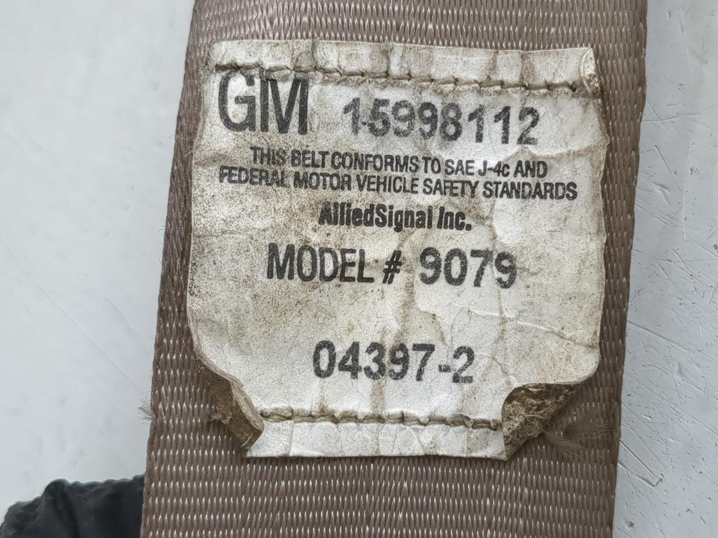 1997 Gmc G1500 Passenger Right Seat Belt Rear Retractor - Oemusedautoparts1.com