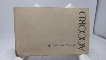 97 Accord OEM Owners Manual Users Guide Operators Hand Book 11X618 - Oemusedautoparts1.com