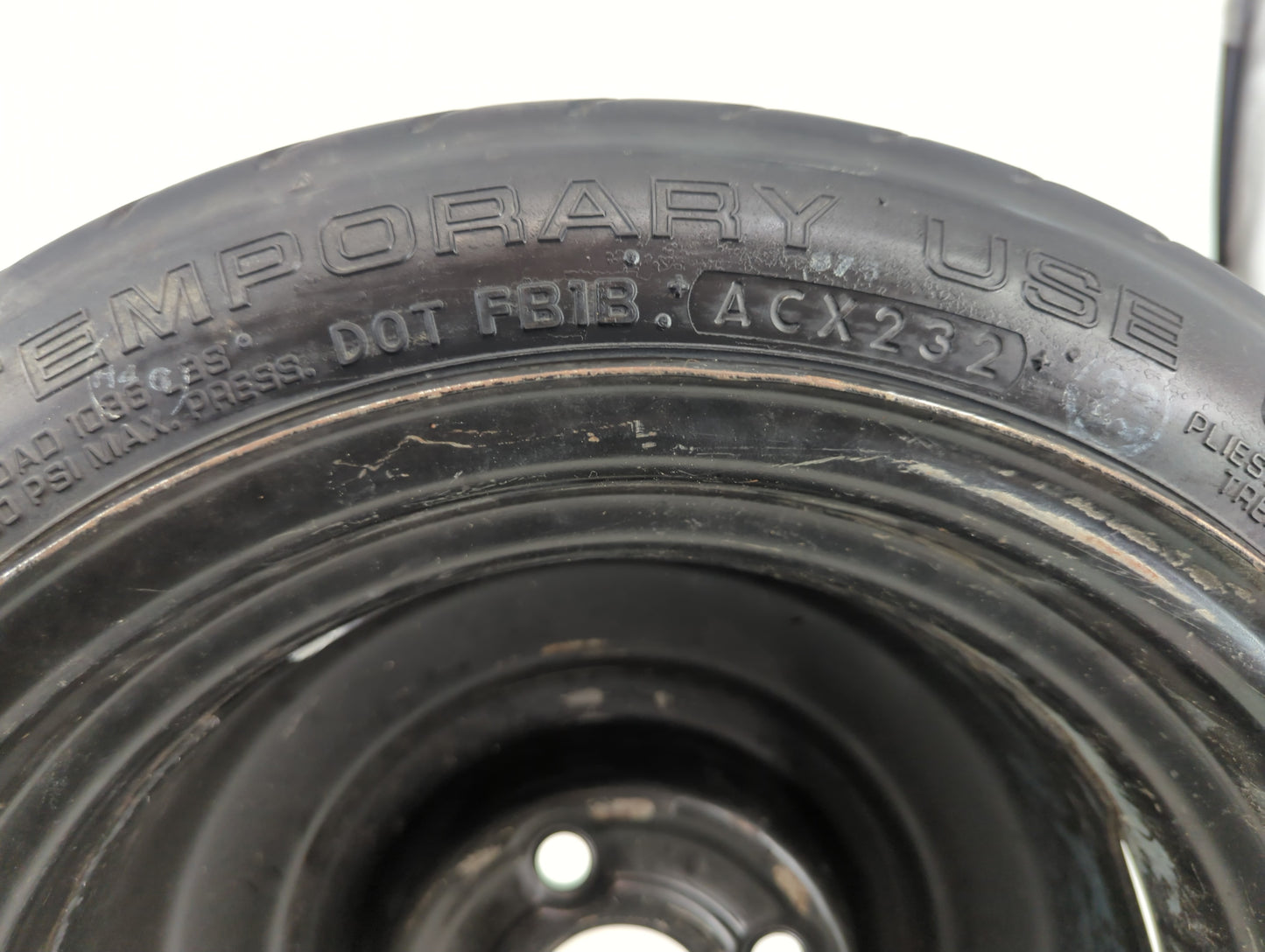 1996-2000 Honda Civic Spare Donut Tire Wheel Rim Oem - Oemusedautoparts1.com