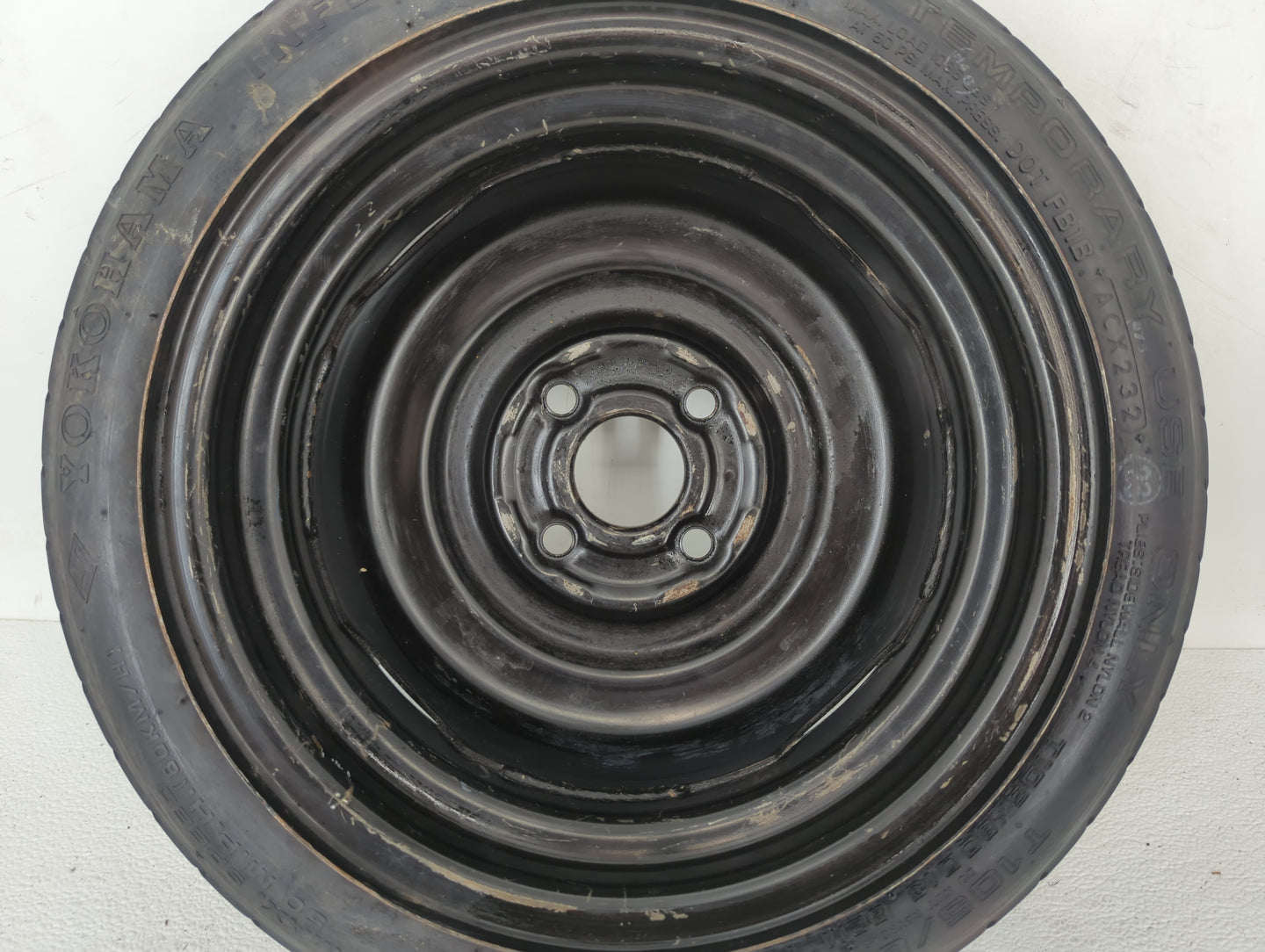 1996-2000 Honda Civic Spare Donut Tire Wheel Rim Oem - Oemusedautoparts1.com