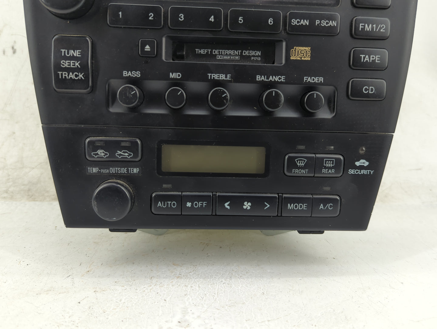 1997-1999 Lexus Es300 Climate Control Module Temperature AC/Heater Replacement P/N:86211-33090 Fits Fits 1997 1998 1999 OEM 