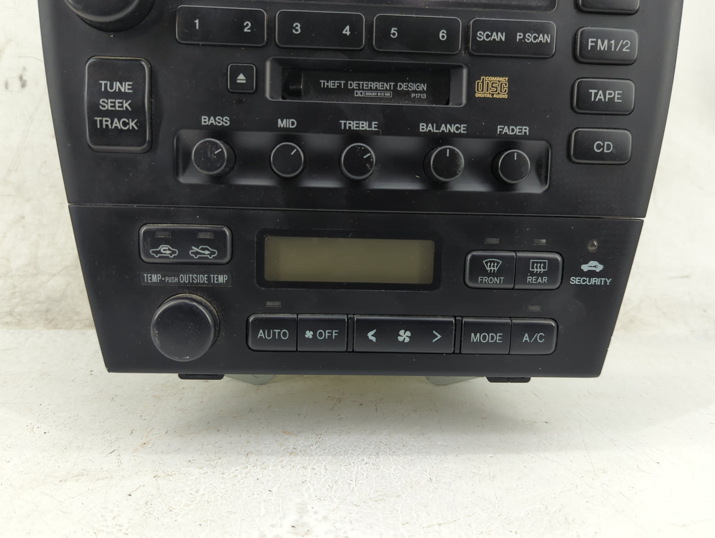 1997-1999 Lexus Es300 Climate Control Module Temperature AC/Heater Replacement P/N:86211-33090 Fits Fits 1997 1998 1999 OEM 