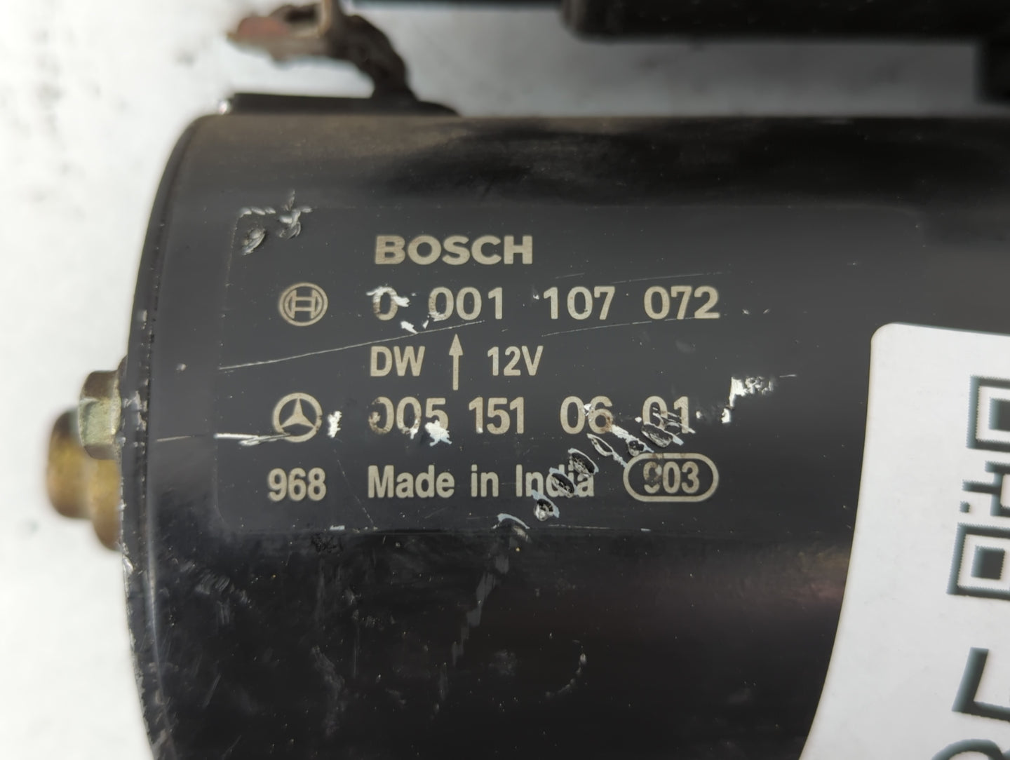 1997 Mercedes-Benz 230 Car Starter Motor Solenoid OEM P/N:005 151 06 01 Fits OEM Used Auto Parts - Oemusedautoparts1.com